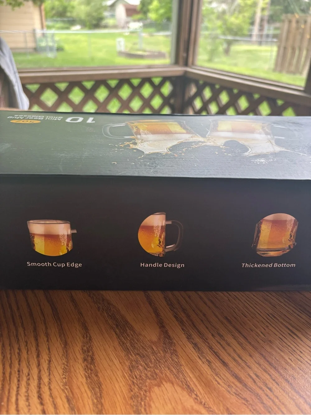 Clear Mini Beer Mug Shot Glasses - 5oz Clear Glass (Set of 10)